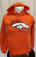 Denver Broncos Hoodie Sweatshirt Youth Size XL TG18 GOOD CONDITION