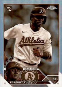 2023 Topps Chrome - Esteury Ruiz #99 Sepia Refractor (RC)