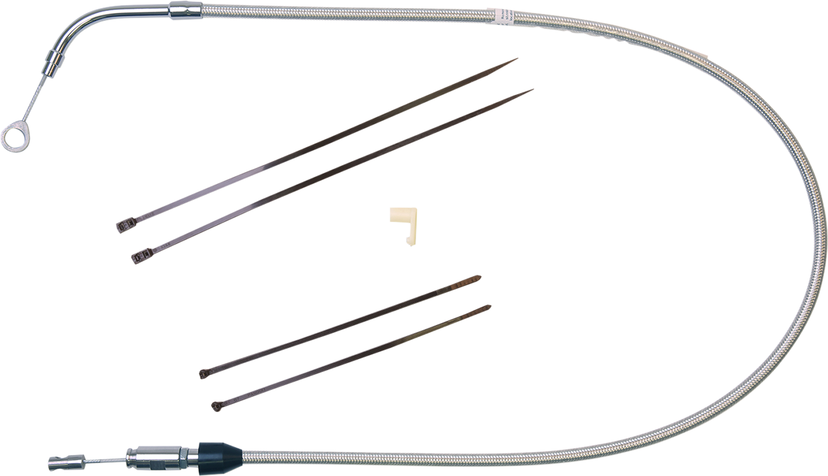 21-22 for Harley FLHT/FLHX/S MAGNUM Clutch Cable Upper Stainless