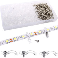 400PCS LED Strip Halterungen aus Silikon f&uuml;r Lichtstreifen Montage Clips