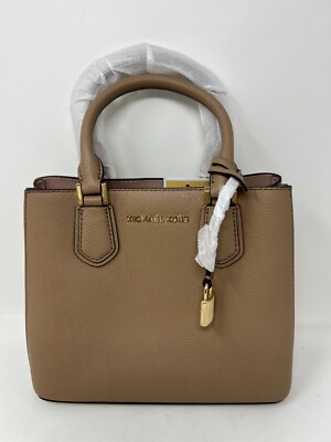 Michael Kors Adele Medium Messenger Bag Dark Khaki Ballet Satchel