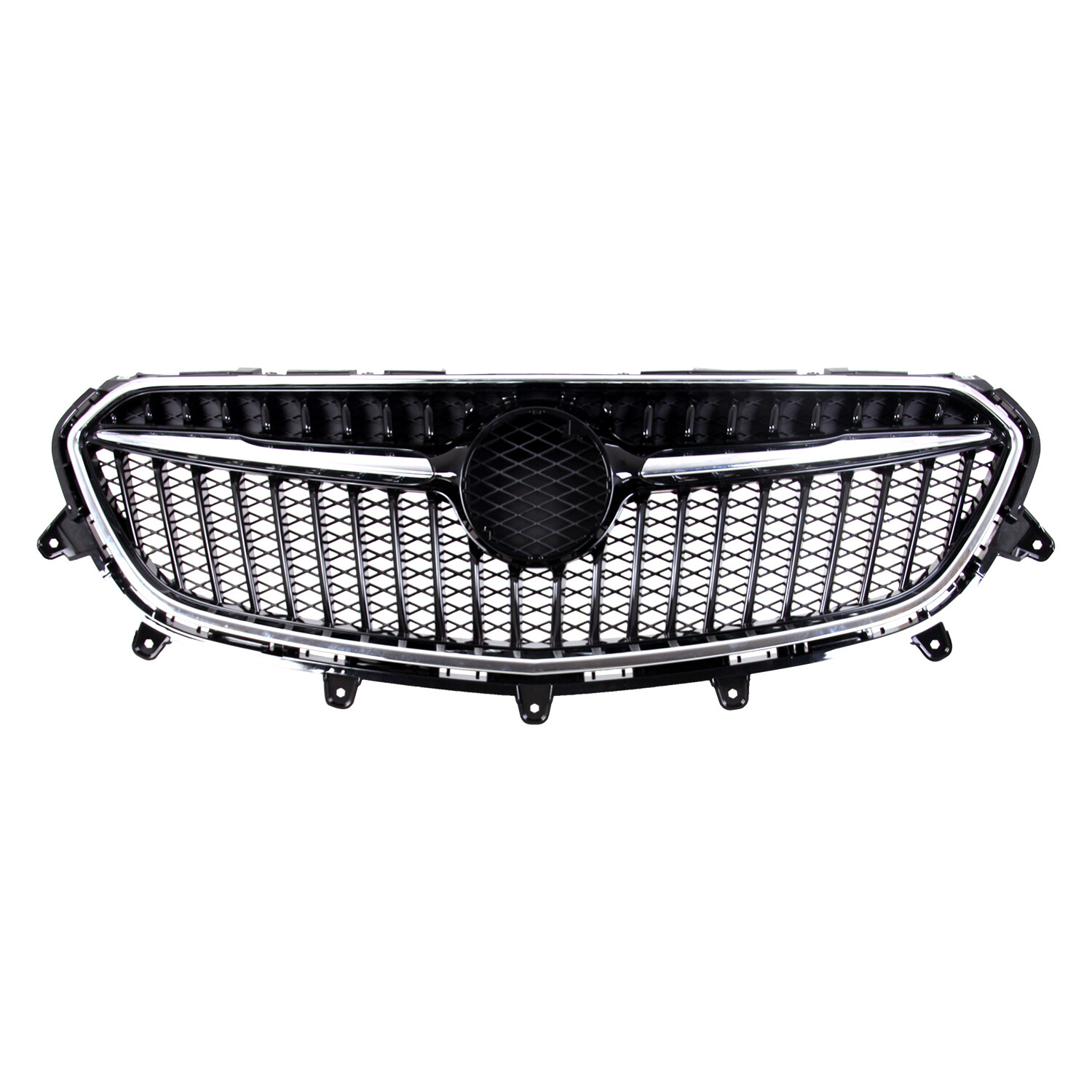 New Matte And Chrome Black And Chrome Front Grille fits 2017-2022 Buick Encore