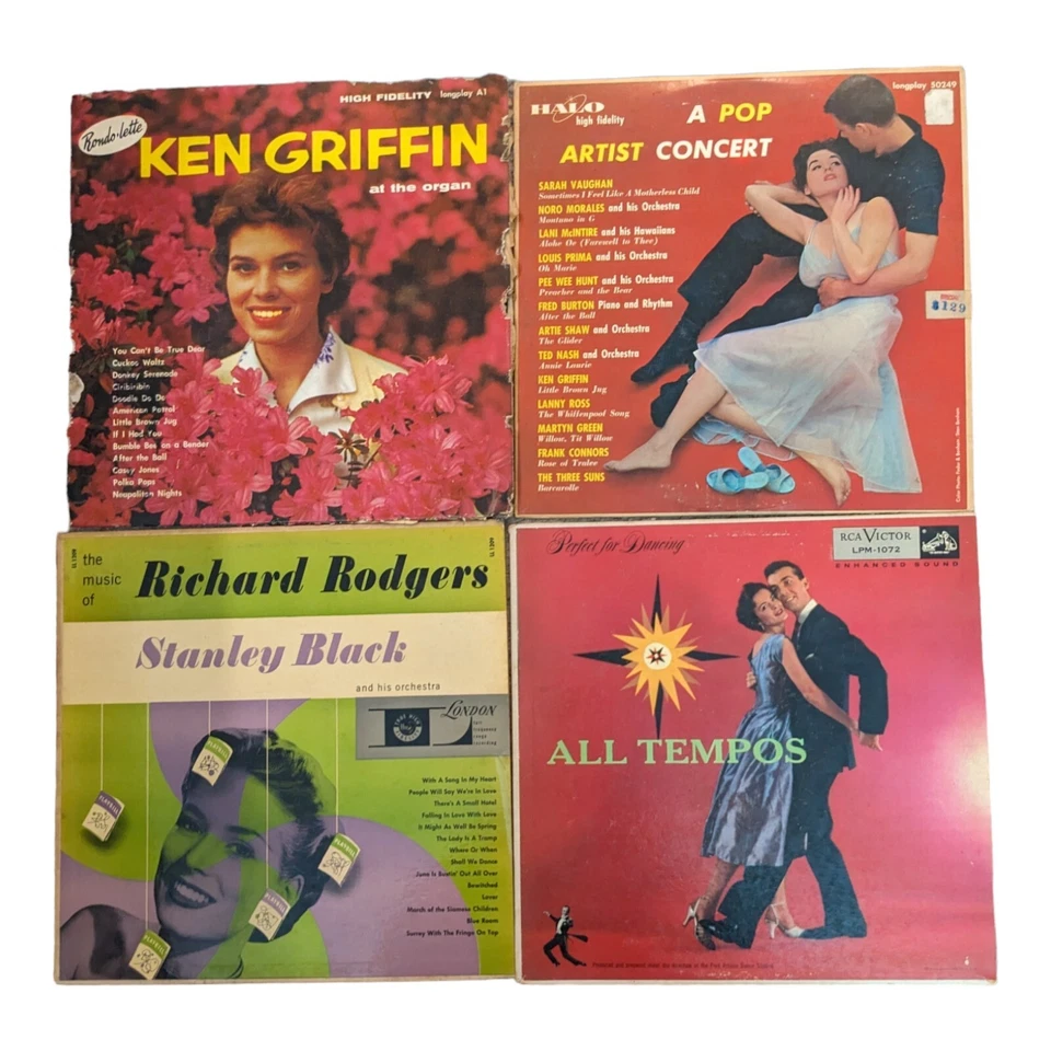 Lot Of 27 Easy Listening Records 33 Rpm LP Jazz Folk Waltz Rock Crooner Foto 3 de 4