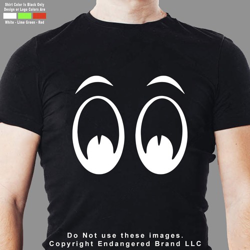 Funny Eyes down JDM Car Truck Fits Jeep Window Phone Sticker Decal - Picture 10 of 12