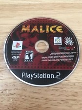 Malice (Sony PlayStation 2, 2004) Working Game Only
