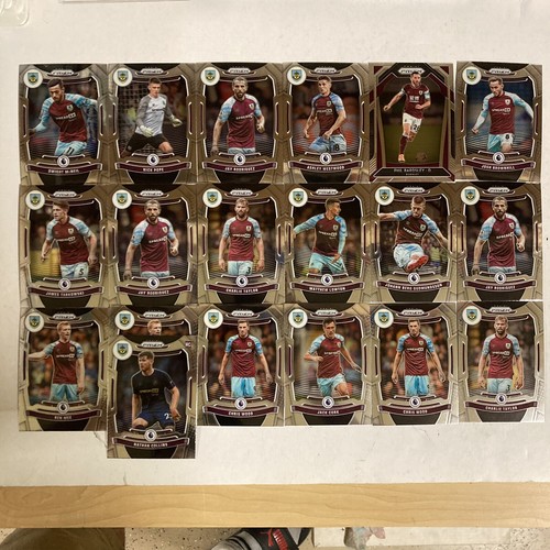 Panini Prizm 2021-22 EPL Burnley Team Base Lot McNeil Pope Taylor Cork