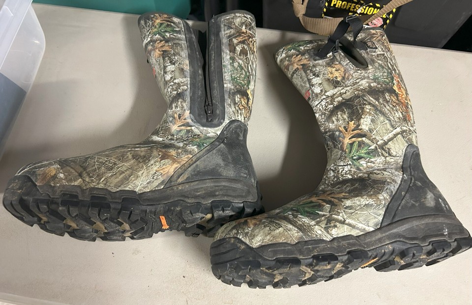 LaCrosse Alphaburly Pro Insulated Waterproof Hunting Boots Side Zip