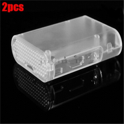 2Pcs Raspberry Pi Enclosure For 2 B /B+ V Transparent Clear Abs Plastic Case ii