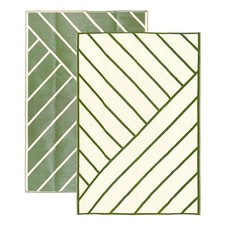 Relsy Outdoor Rug Waterproof Reversible Garden Rugs For Garden/Decking/Camping