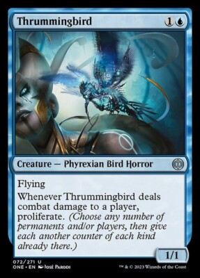 Thrummingbird ~ Phyrexia: All Will Be One [ NM ] [ Magic MTG ]