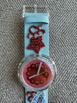 Vintage Pop Swatch Watch 1993 Soupe De Poisson PWZ106PACK Vintage Pop Swatch Watch 1993 Soupe De Poisson PWZ106PACK