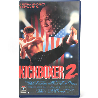 KICKBOXER 2 The Road Back ARTES MARCIALES Sasha Mitchell Peter Boyle TONG PO VHS