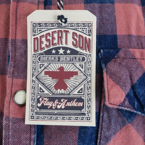 Camisa occidental Flag & Anthem Desert Son Dierks Bentley Pearl Snap para hombre XXL 2XL - Imagen 6 de 10