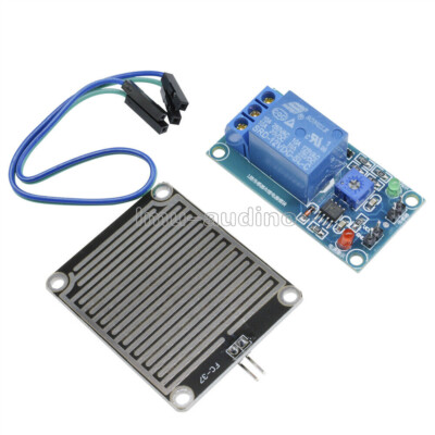 12V Raindrops Controller Module Rain Sensor Module Foliar Moisture