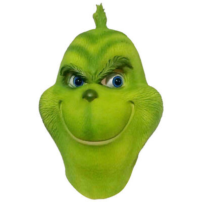 Adult Full Mask For How the Grinch For Xmas Party Stole Christmas Grinch Cosplay