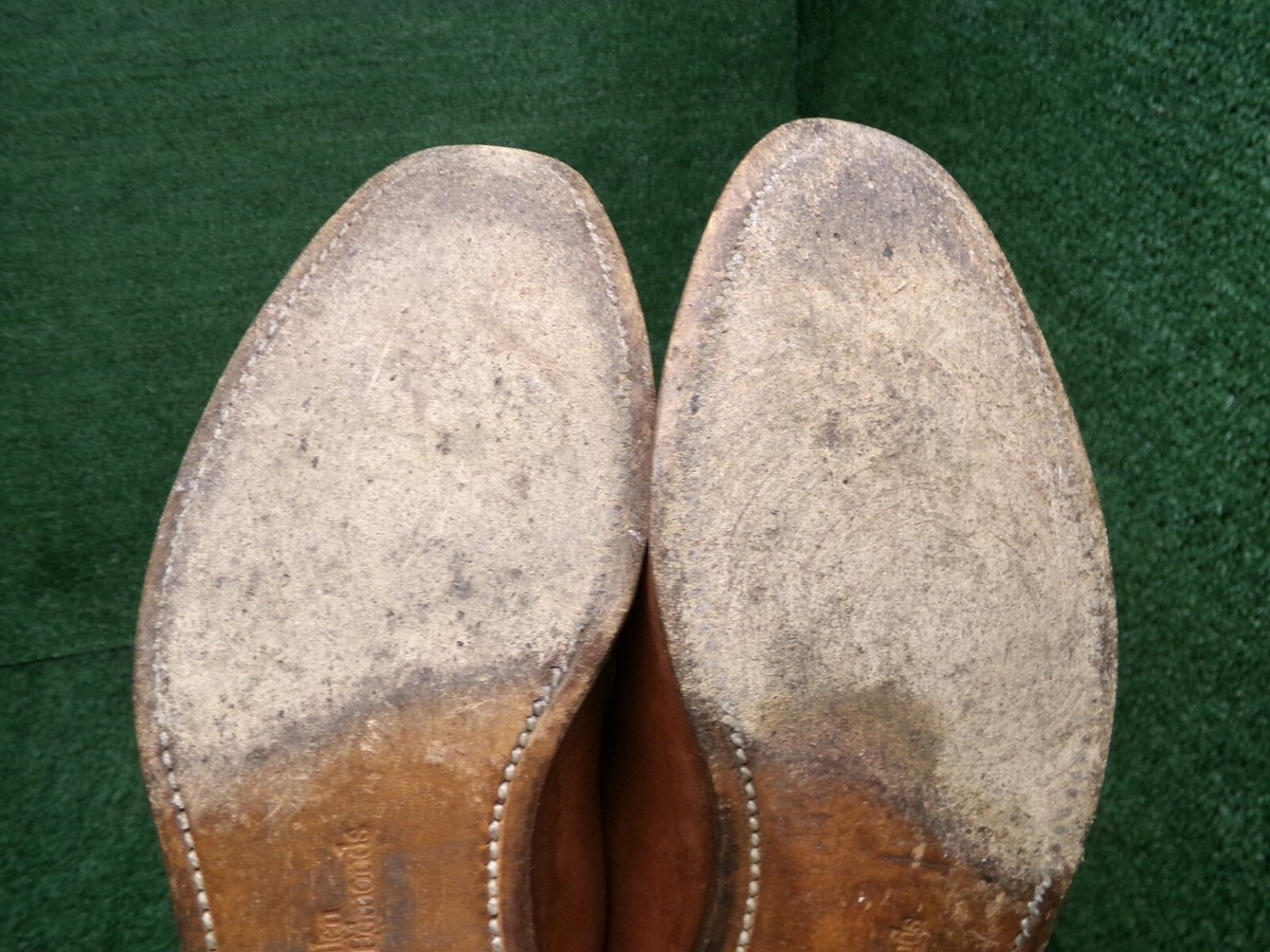 Allen Edmonds Hastings Chili Brown 1255 Whole Cut Leather 