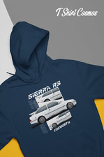 Retro Ford RS Cosworth  Hoodie, classic car, Dad gift, old school Mens clothing