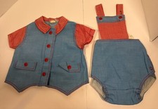 Toddler Tyke Vintage Baby Clothes. Size:Medium Fits Up To 1lbs To 16lbs Unisex.