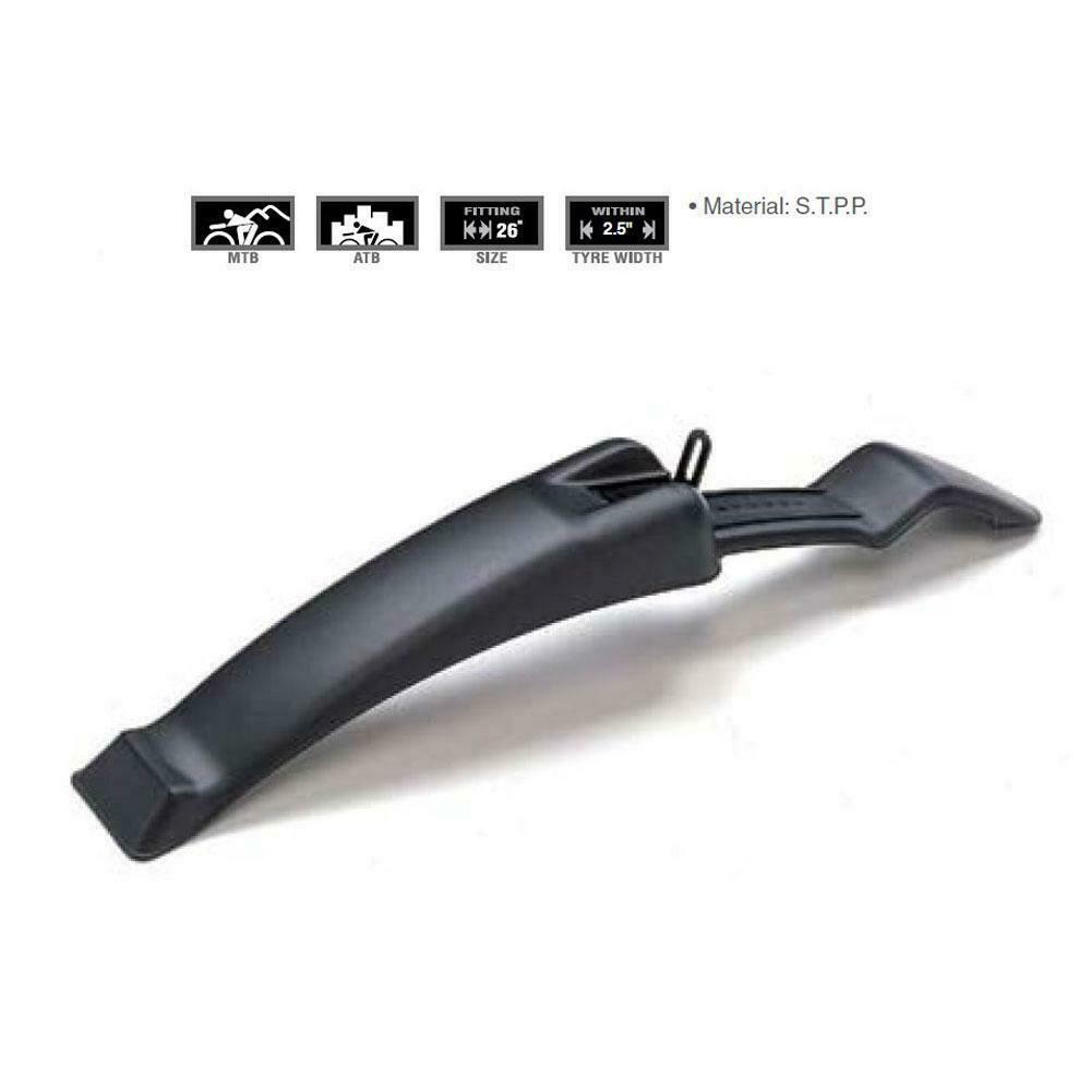 Parafango Sospensione Bici Anteriore Ruota 26" Mountain Bike MTB Nero