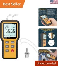 Compact & Durable HVAC Digital Manometer with 3-Year Warranty - High Accuracy