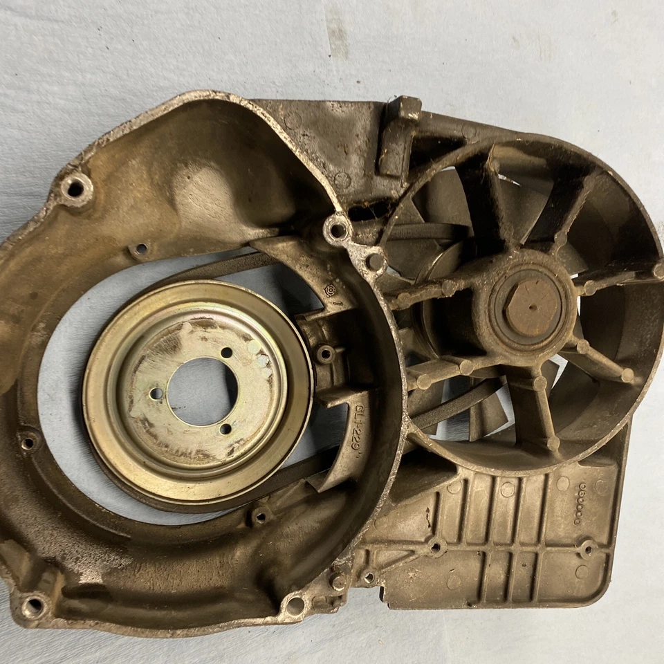 1976 John Deere Vintage Snowmobile Cyclone 440 Fan Kioritz Motor Side Cover - Image 4 of 4