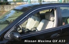 Wind Deflectors In Channel For Nissan Maxima Qx A33 2000-2003 Visors Rain Guard