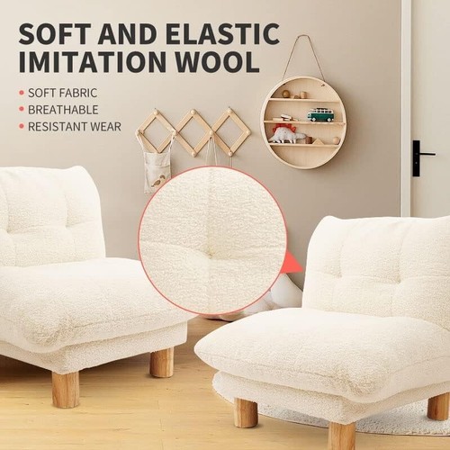CLATINA Velvet Elevated Pet Bed Cat Dog Stool Bed Sofa White 2packs Warm Kennel - Picture 2 of 9
