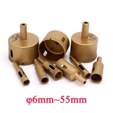 6mm 55mm Diamond Core Drill Bits Hole Saw Cutter For Porcelain Marble Granite