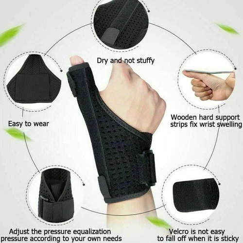 Sport Handgelenk Daumen Hand Spica Schiene Unterstützung Bandage Stabilisator Arthritis Bandage - Bild 3 von 14