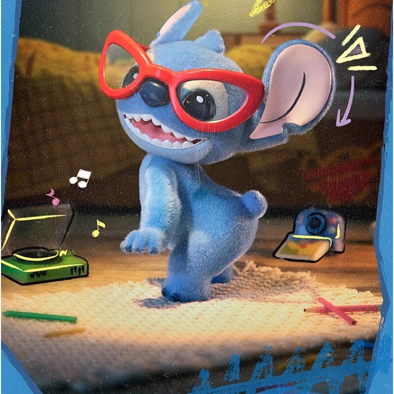 TOPTOY × Disney スティッチ （スケートボード+ダンスVer） TOPTOY Disney HELLO Stitch Series Confirmed Blind Box Figure