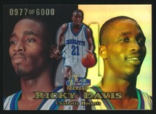 1998-99 Flair Showcase Row 1 Hornets Basketball #80 Ricky Davis /6000 Hornets SP