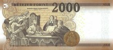 Hungary  2000  Forint  2016  P 204  Series CE  Uncirculated Banknote MIT