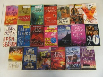 BIG Lot of (20) LINDA HOWARD Books 5 COMPLETE SERIES CIA SPIES MACKENZIE MALLORY