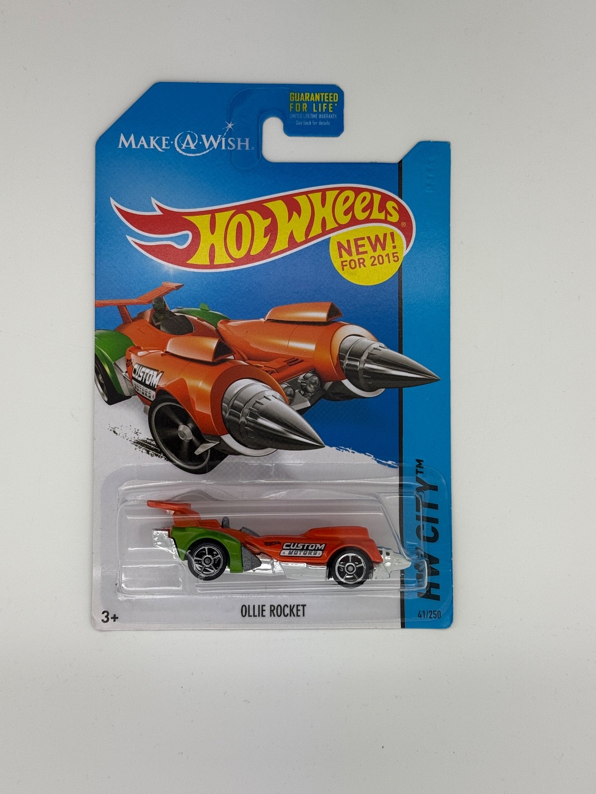 2015 Hot Wheels Ollie Rocket Orange/Green – HW City #41/250