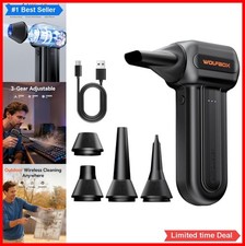 Compressed Air Duster Cordless 110000 RPM Rechargeable Electric Blower 5000mAh