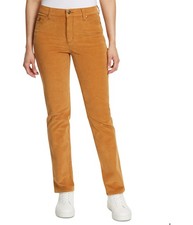 Gloria Vanderbilt Womens Amanda Slim Casual Corduroy Pants