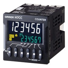 OMRON H7CC-A Digital Counter/Tachometer,Screw CN,LCD 803VL0
