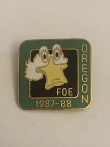 FOE Oregon 1987-88 Fraternal Order Of Eagles Lapel Pin P186