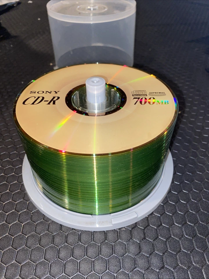Sony  Supremas CD-R 700Mb Blank Recordable Discs New Unused Open Pack 46 Disks - Image 2 of 2