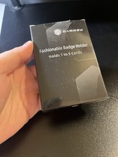 ID Badge Holder with Metal Clip