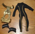 Vtg Hasbro GI Joe Super Joe Commander 1977 Action Figure Adventure Team Parts