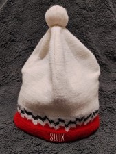 Vintage 90s Swix Ski Beanie Hat Nordic Style