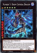 NUMBER 5: DOOM CHIMERA DRAGON - DANE-EN092 - 1Ed - Super - Numero 5: Drago