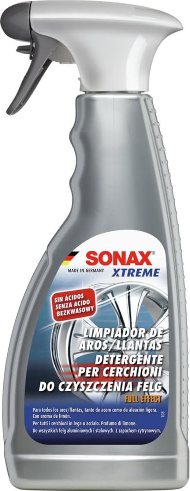 Detergente Cerchi SONAX XTREME Plus 500ml - Addio Polvere Freni Incrostata