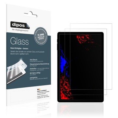2x Schutzfolie für Ulefone Tab A10 Pro matt - Anti-Shock 9H Folie dipos Glass