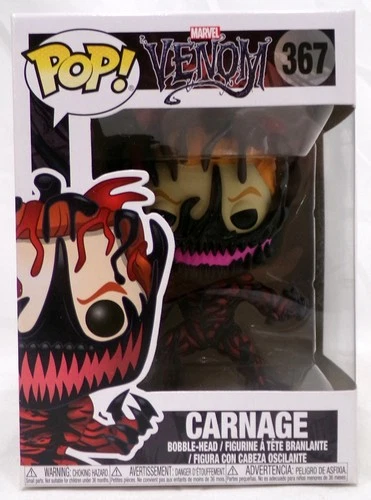 Funko Pop! Marvel Venom 367 Carnage Vinyl Figure 2018