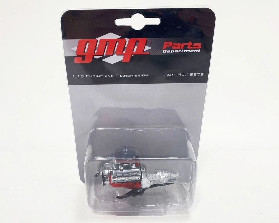 GMP 1/18 Big Block Chevy Drag Dragster Engine Motor & Transmission 1969 Camaro - Image 2 of 2