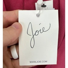 Joie Silk Dress Womens Medium Pink Wrap Dress Sleeveless Ladies NEW