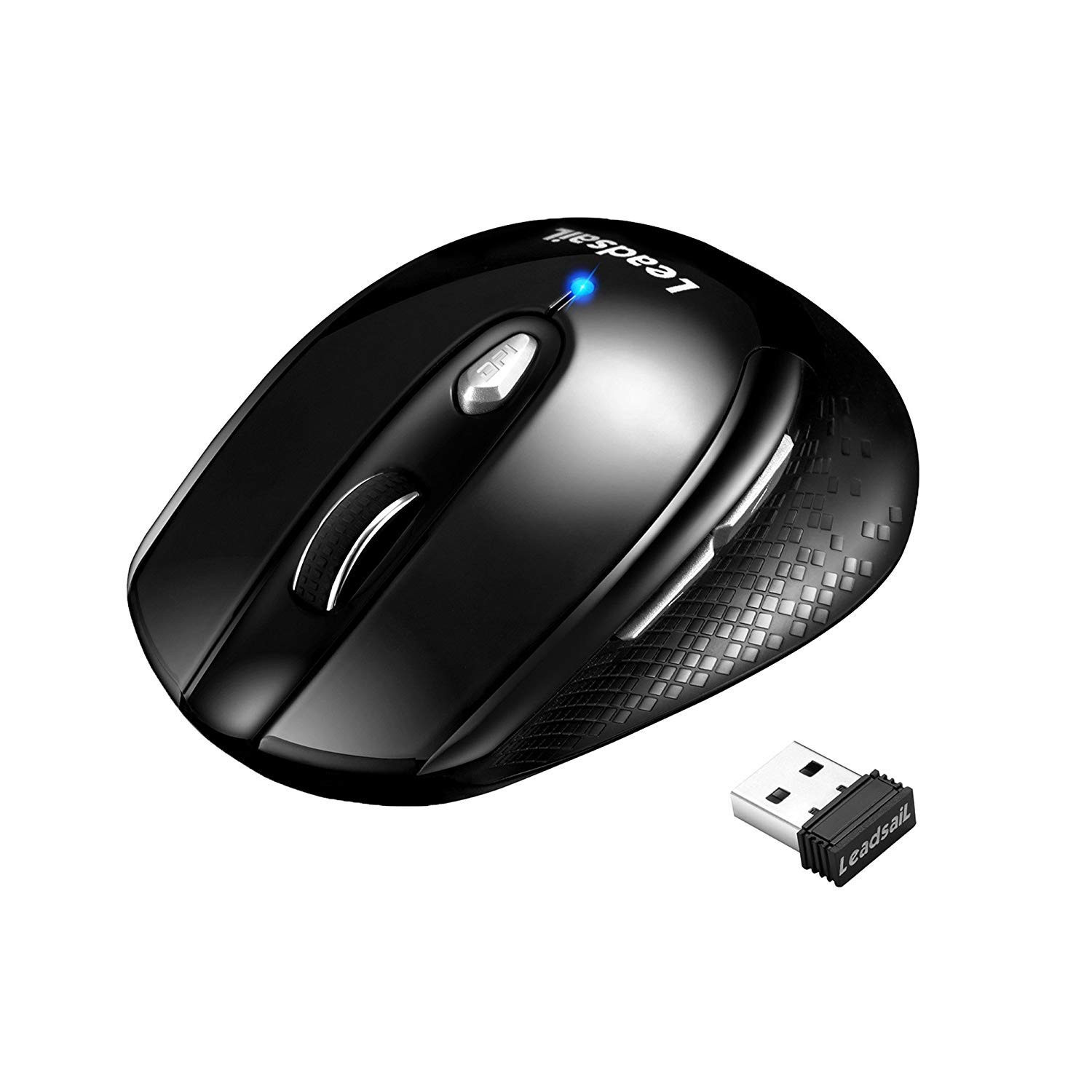 Wireless 2.4G Slim Portable Mouse for Laptops and Computers