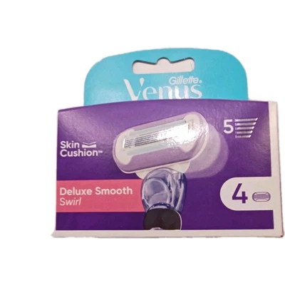 GILLETTE VENUS DeLuxe SMOOTH SWIRL RASIERKLINGEN 4er Pack ( NEU&OVP )